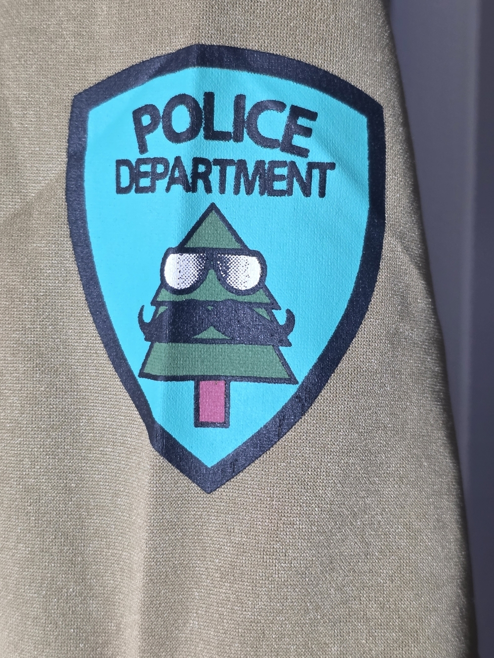 Spirit Halloween Reno 911 Lt Dangle Costume Set Short Shorts Shirt Badge Size L - Picture 8 of 11